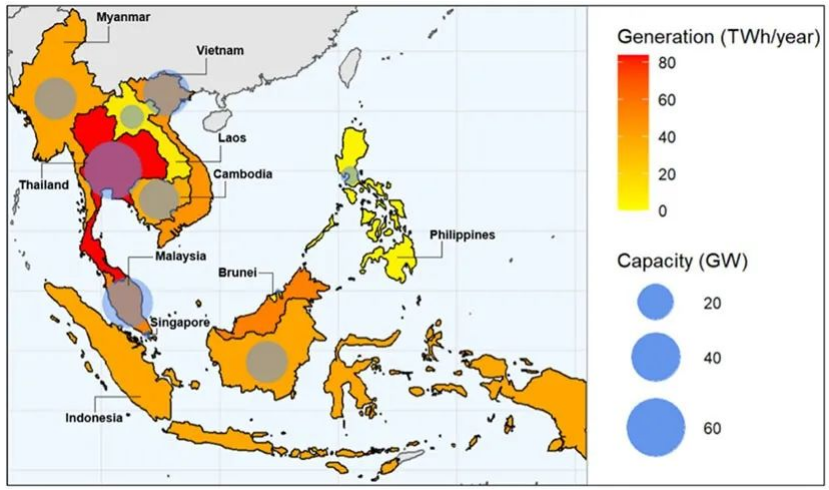 Analýza a vyhliadky plávajúceho fotovoltaického trhu v 10 krajinách ASEAN