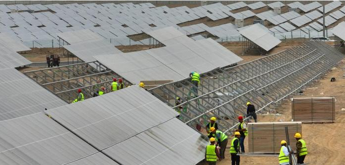 Výroba fotovoltaickej energie s výkonom 500 000 kilowattov v Yecheng, Xinjiang